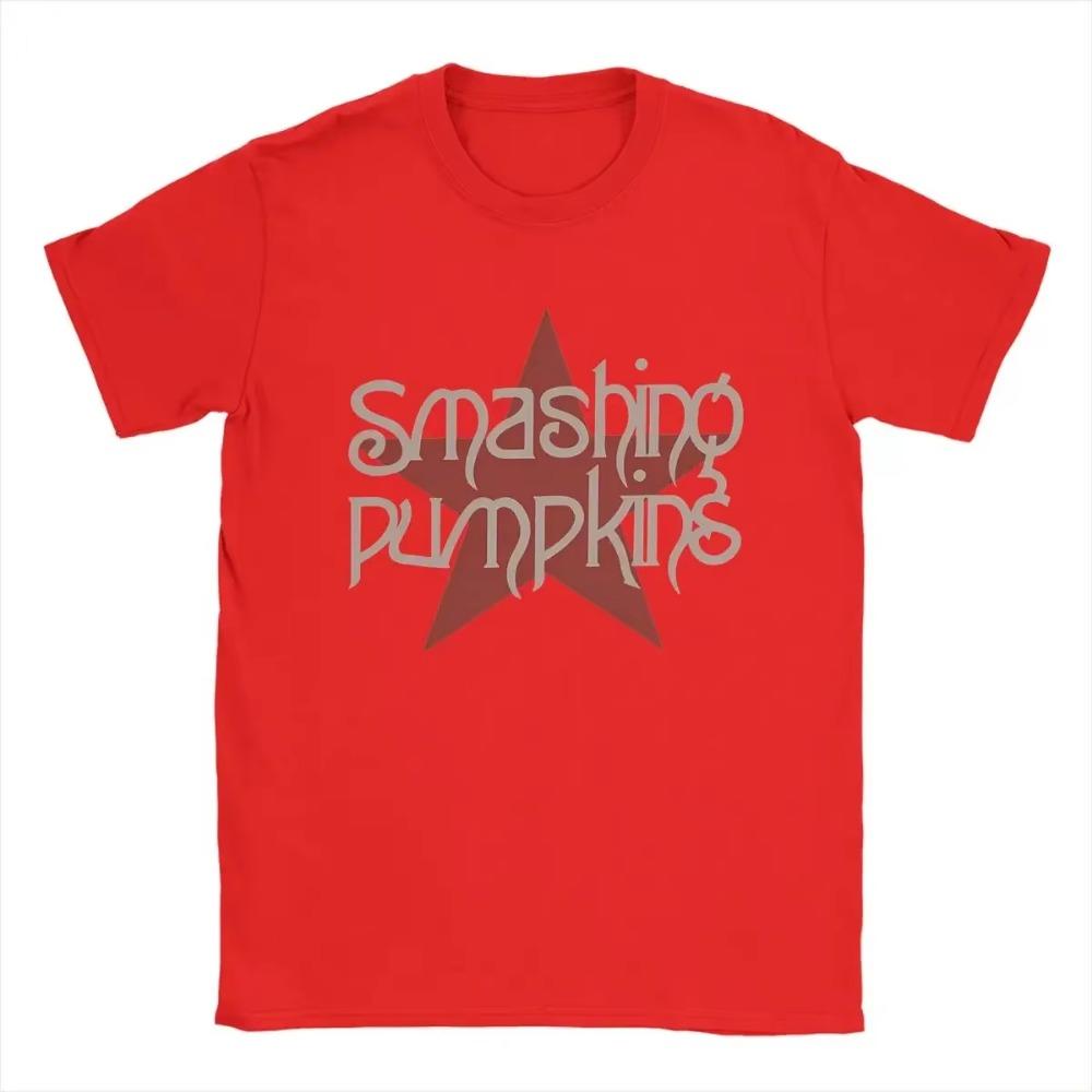 Smashing Pumpkins T Shirt Men 100%  Vintage T-Shirt Crew Neck Tee Shirt Short Sleeve Tops Gift Idea