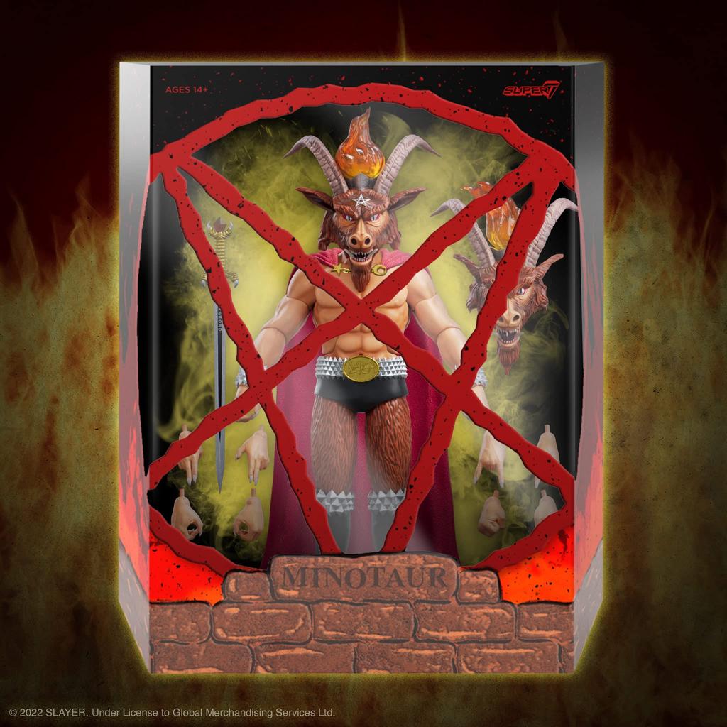 SLAYER Minotaur Ultimate 7 Inch Action Figure Show No Mercy Ver Red Medium 644956