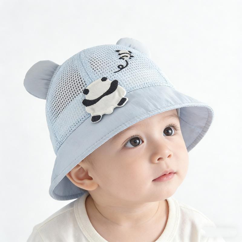 Outdoor Baby Hat: Baby Mesh Ultra Light Pot Hat, Three Dimensional Fisherman's Hat, Boneless, Easy Storage