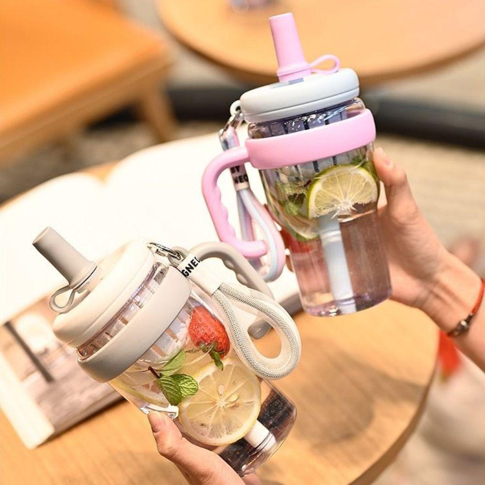 Leak-Proof Water Bottle with Straw Tea Infuser Lucky Belly Cup Sports Water Bottle  Daily Life