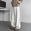 JYL Men's Straight Jeans Spring Autumn Vintage Teen Loose Wide-Leg Floor Denim