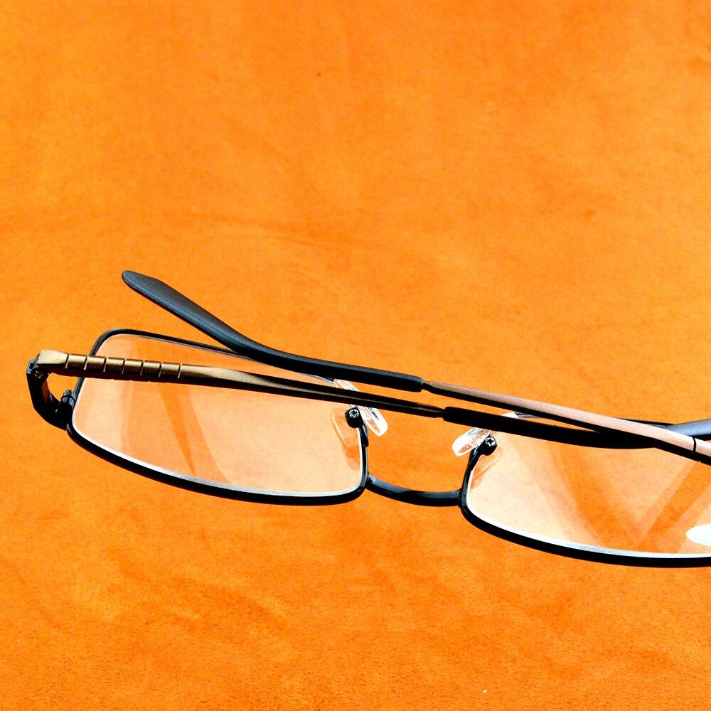Vollrand-Lesebrille aus AL-MG-Legierung für Herren, ultraleicht, Business, Luxus, +0,75 +1,00 +1,25 +1,5 +1,75 +2,00 +2,25 +2,5 +2,75 +3 bis +4