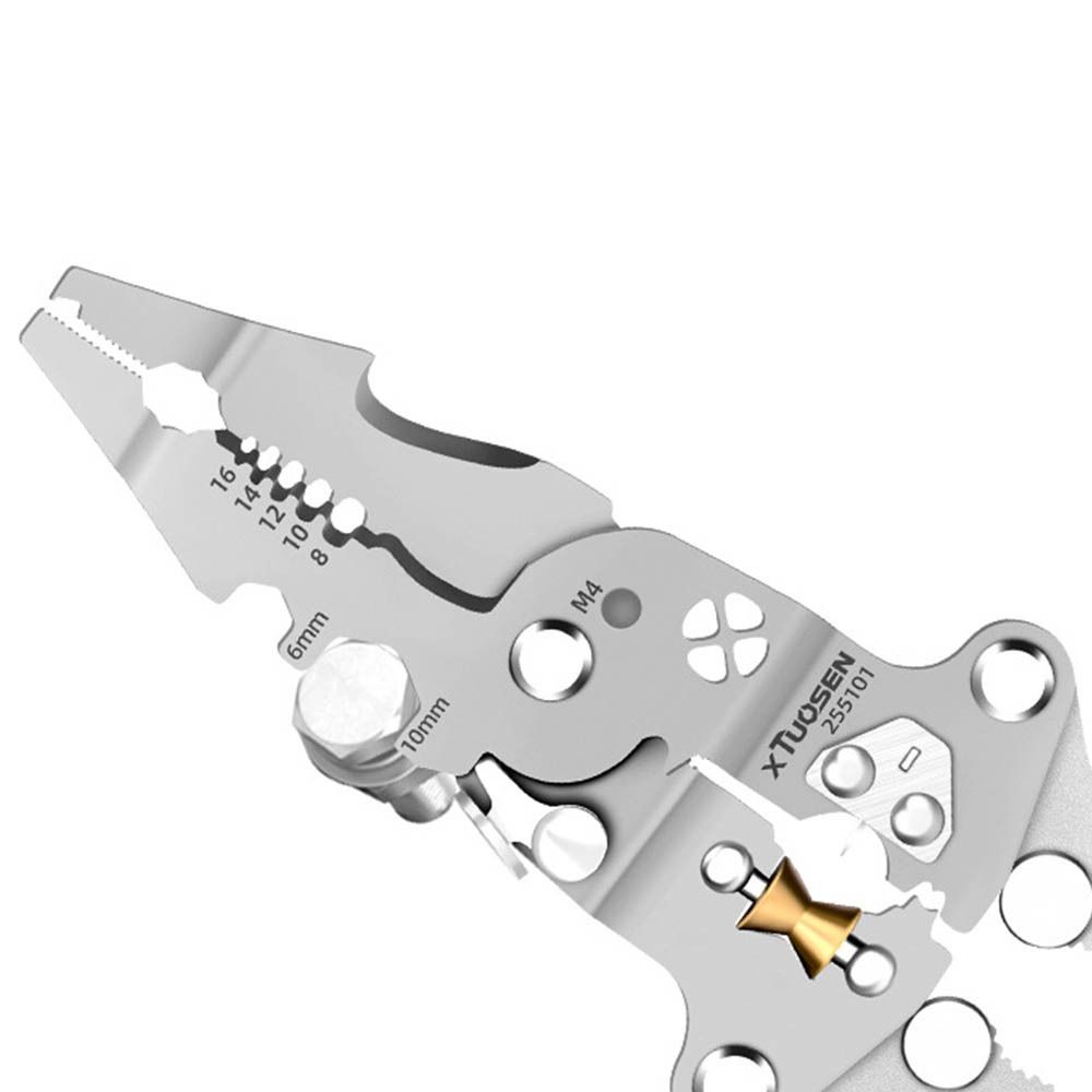 Cable Cutting Electrician Stripping Plier Crimping Wire Stripper  Electrician