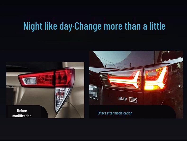 Flowing Turn Signal Taillight for 2016-Present Toyota INNOVA Models