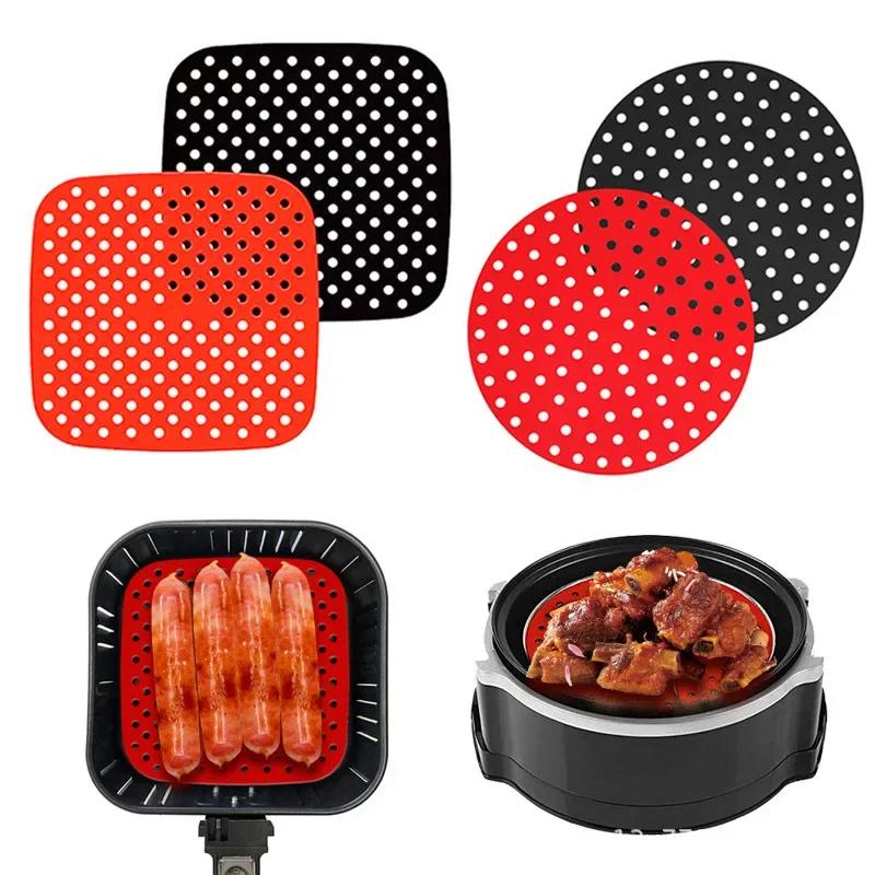 Baking Tray Reposteria Air Fryer Stanles Cup Kitchen Utensils Pan Tool Accessories Pastry Silicone Pad Kitchenware Non-stick Bar