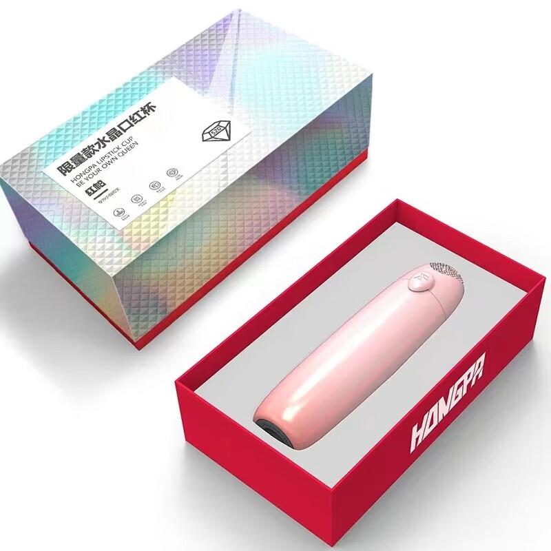 Hongpa Luxury Crystal Lipstick Insulated Cup