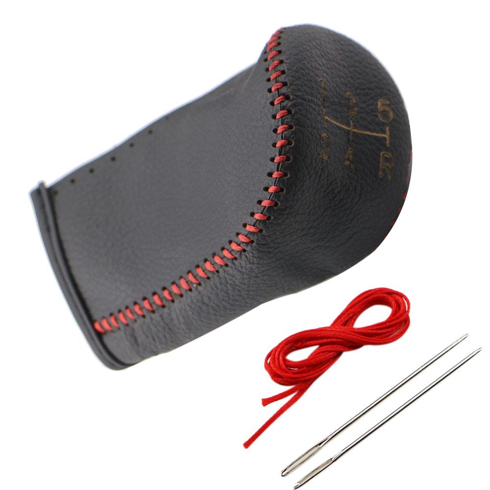 

Кожаный Набалдашник рычага переключения передач AT MT Чехол на рычаг переключения передач Воротники для Mitsubishi Outlander Lancer Evolution Pajero ASX Аксессуары