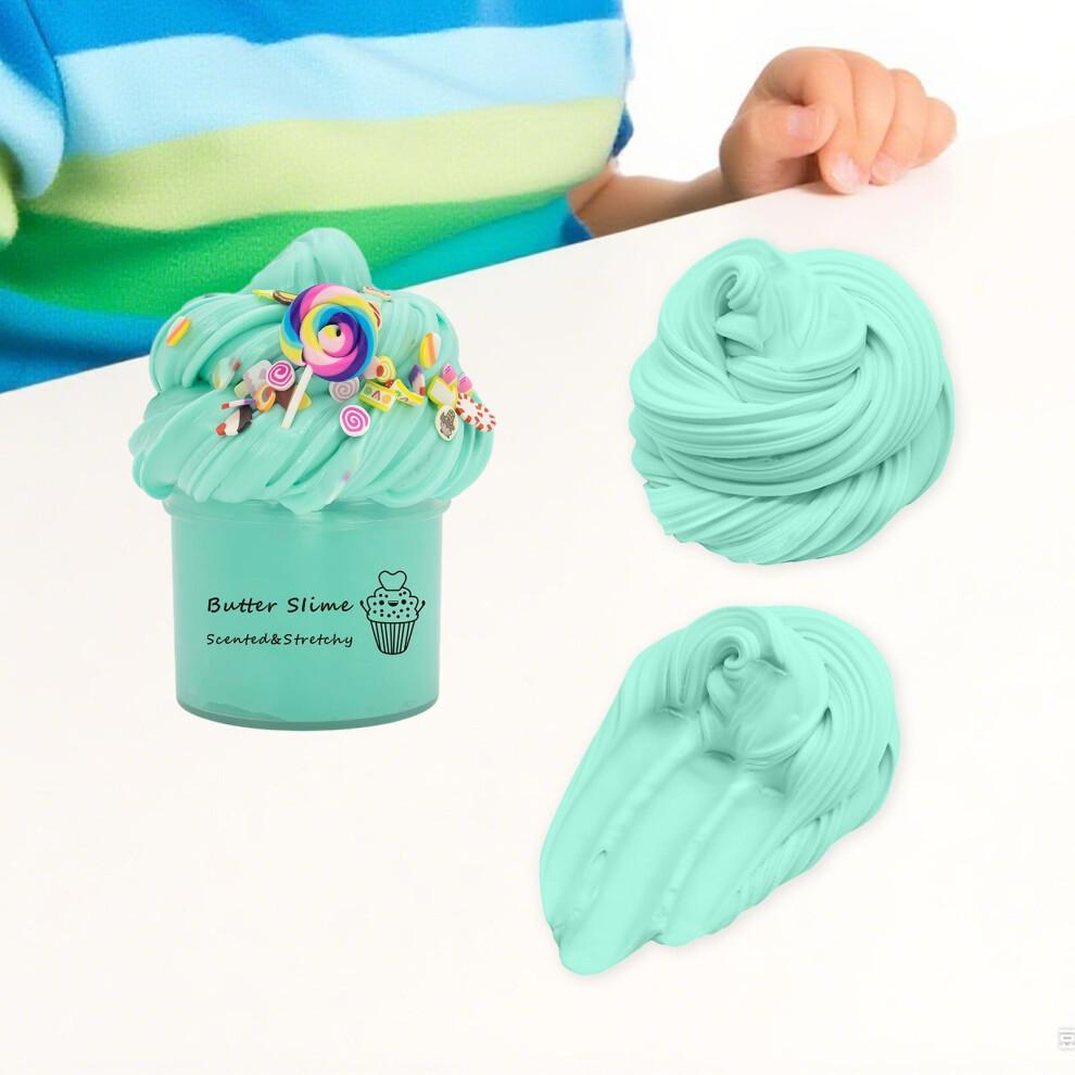 Butter Slime Kit – Fluffy Cloud Slime Bucket, Non-Toxic Sensory Toy, Birthday Gift & Party Favor for Kids, Compatible with Slime Play