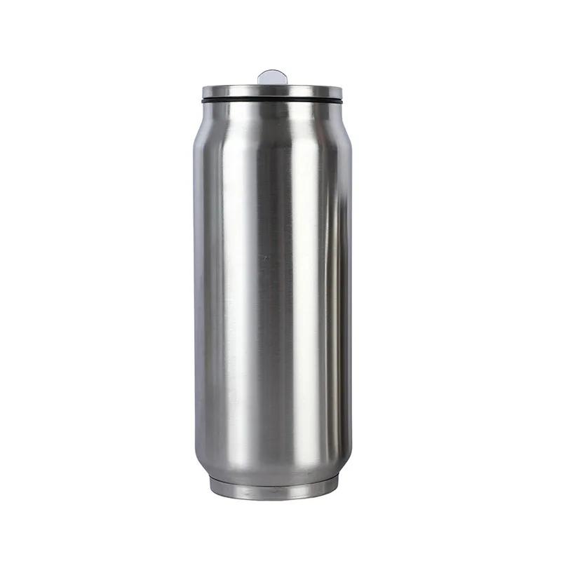 Double Layered Vacuum Straw Cup Vacuum Bottle Beverage Cup Ice American Coffee Cup Stainless Steel Sports Straw Water Cup Uber
