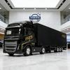 1:43 Volvo FH16 Globetrotter 750 XXL Tilhenger Legeringsbilmodell Diecasts & Leketøybiler Miniatyrmodellbil Leketøy For Barn