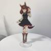 Japan Beautiful Derbil 15 Cm Cartoon Characters Acrylic Double-sided Stand Model Kawaii Cute Office Decoration Panel Permanent Recording Fans