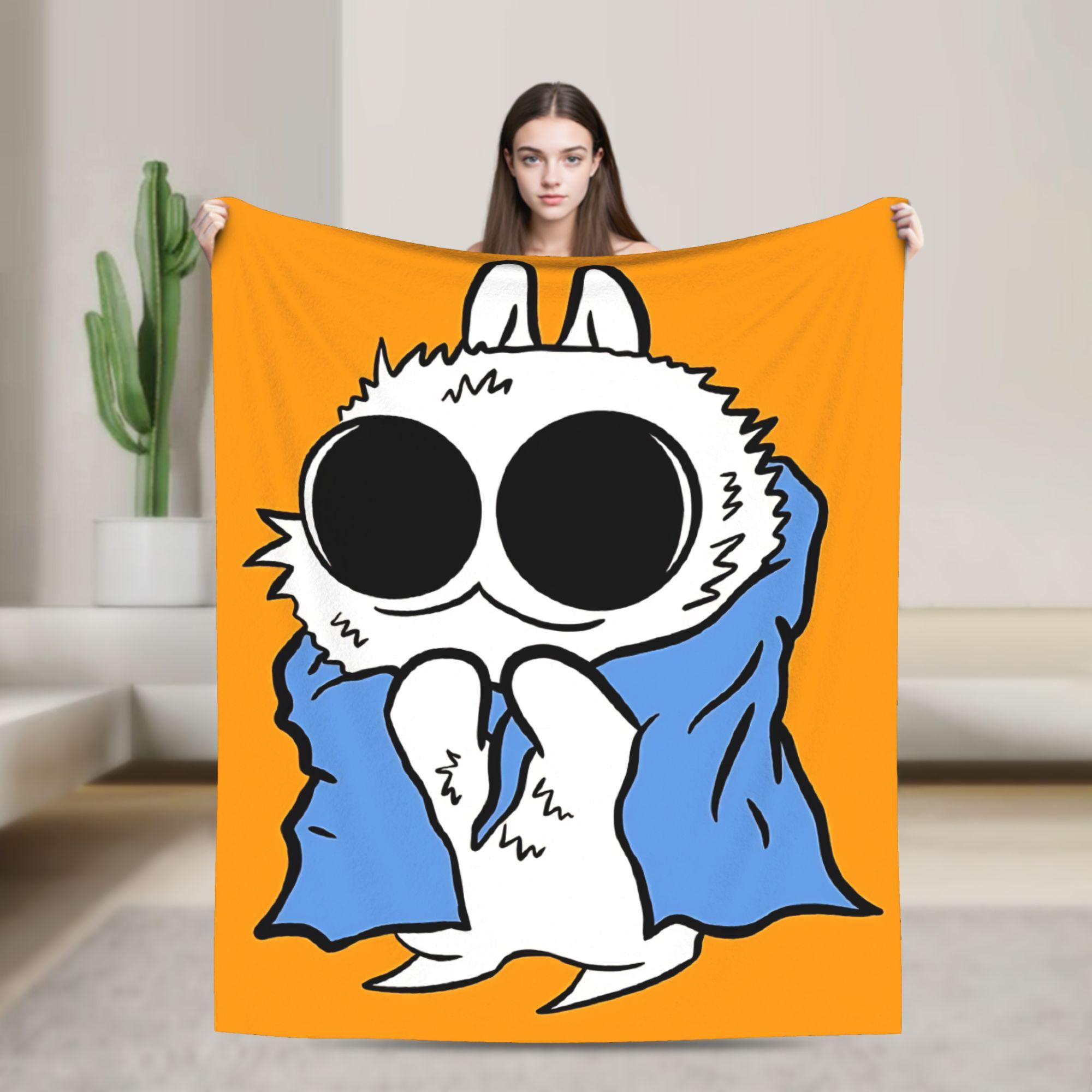 Drawcember 7 of 31 Bip under the couch Blanket Soft Plush Throw Blanket For Home Decor Picnic Flannel Bedspread Bed Cover 30x40in