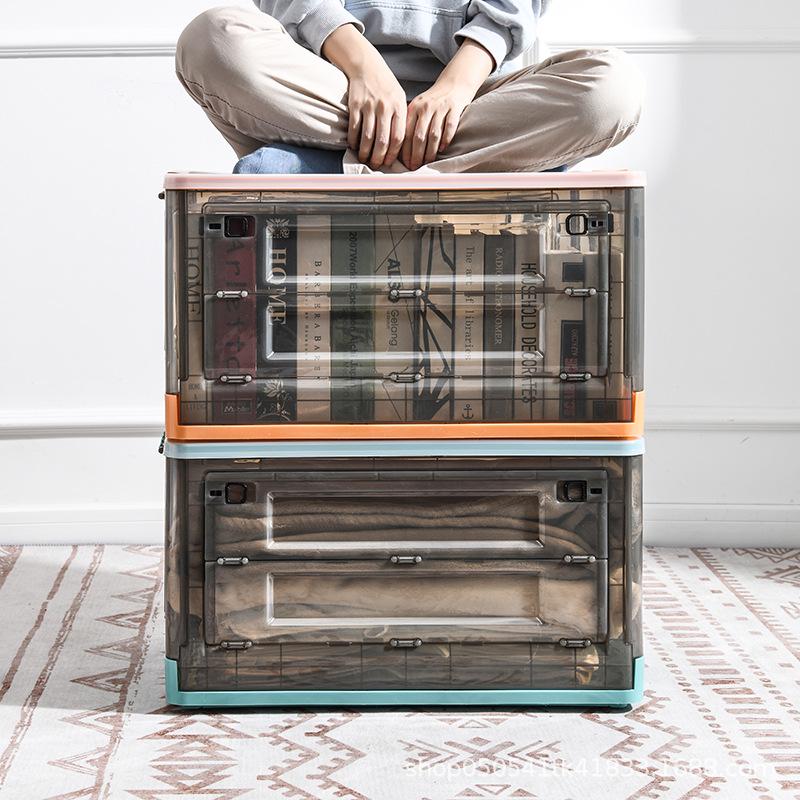Extra Large Multifunctional Folding Storage Box with Lid