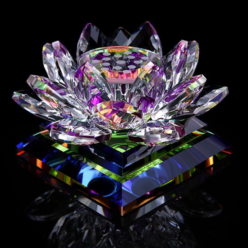 Solar-Powered Rotating Lotus Car Perfume Ornament