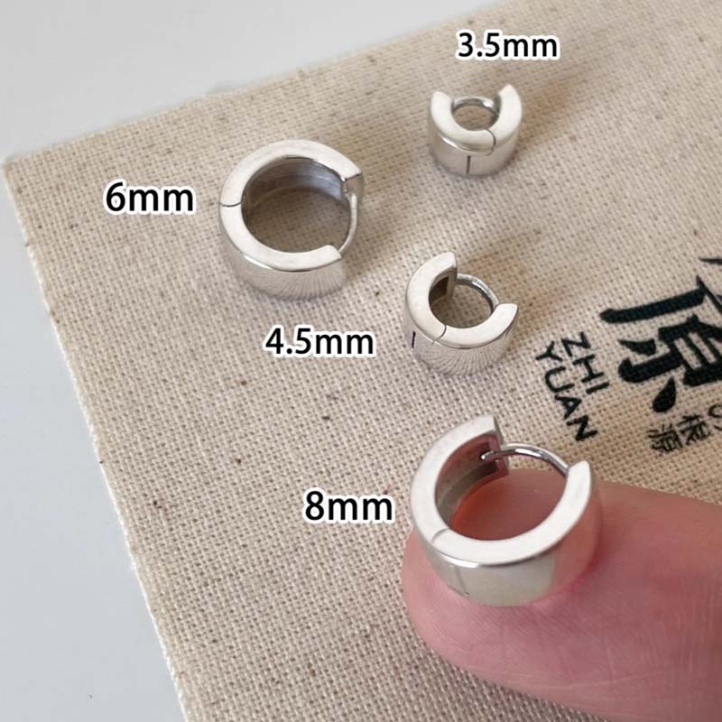 2025 Neuankömmling Zinklegierung Farbe Runde Creolen für Frauen Minimalistische Metall Breite Kreis Knorpel Ohr Schnalle Zirkon