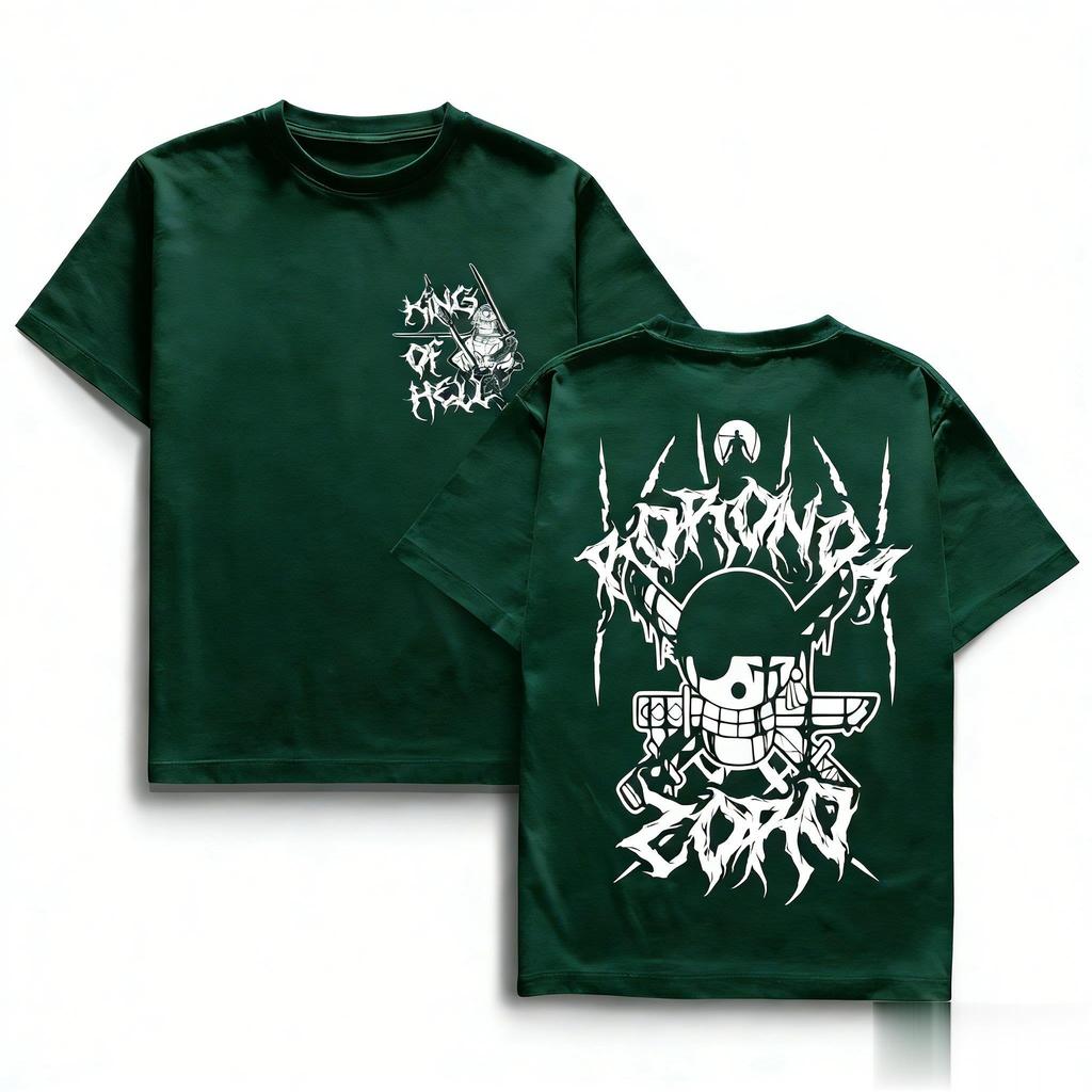 Unisex Zoro Graphic T Shirt Men Women Short Sleeve Tee Oversized Casual Tops Streetwear Y2k 2026 Summer Fashion