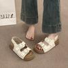 New Casual Beach Shoes for Women with Thick-soled Sandals