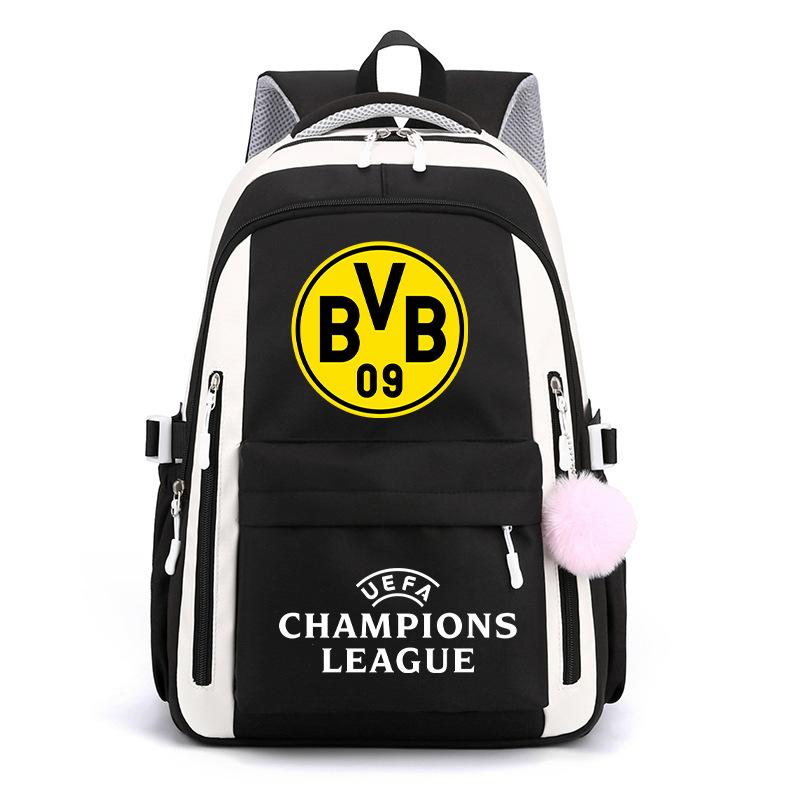 3 Piece School Backpack Set for Students Large Capacity Oxford Cloth Schoolbag with Shoulder Strap and Pencil Case
