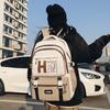 New Backpack, Male and Female Students Schoolbag, Large Capacity, Fashion Trend, Casual Backpack, Simple Bag