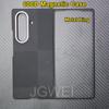 For Samsung Galaxy Z Fold 7 Carbon Case 600d Kevlar Aramid Fiber Fabric Ultra Thin Hard Cover Magnetic balckSlimlightred Premium