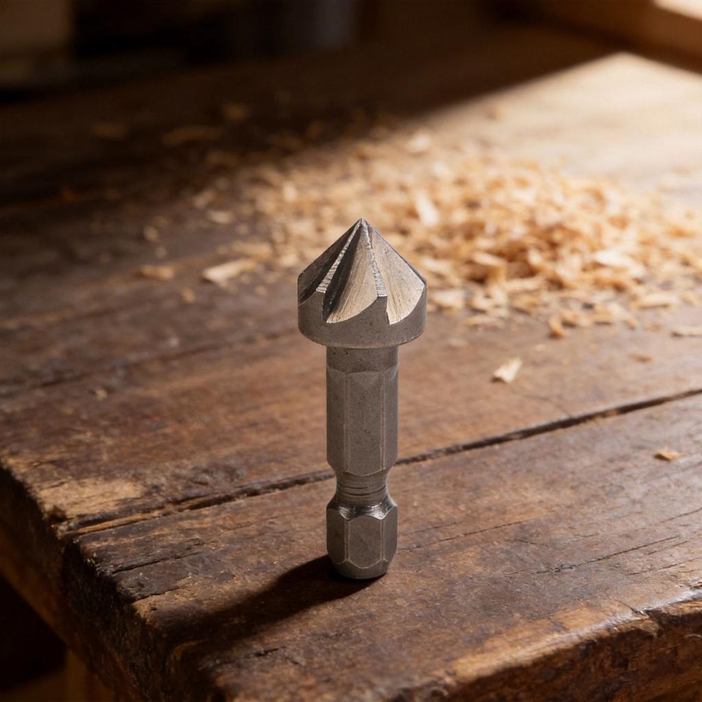 Professionelle 6-Schneiden HCS Senker-Anfasbohrer mit Sechskantschaft