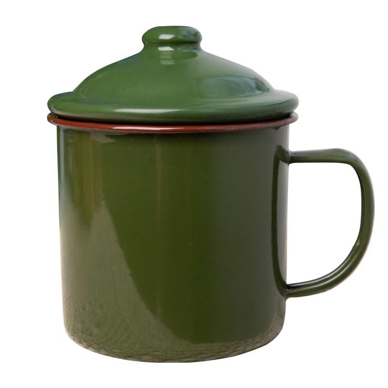 Shangqi Classic Military Green Enamel Mug