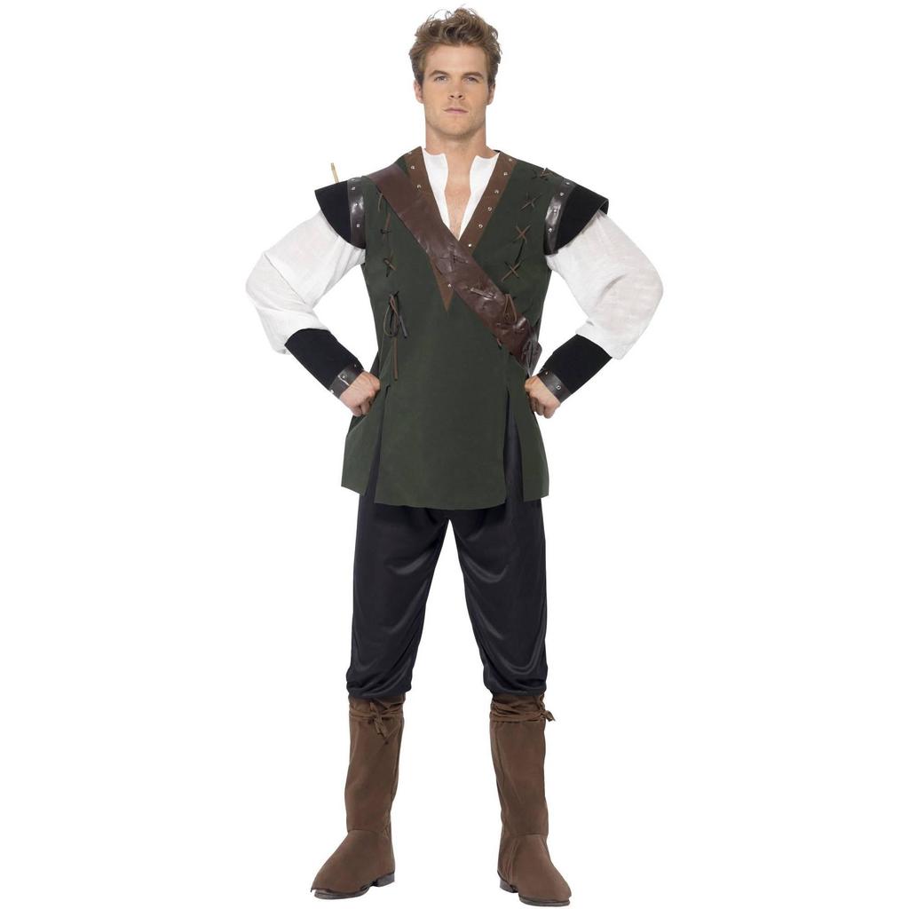 Smiffys Mens Robin Hood Costume Set