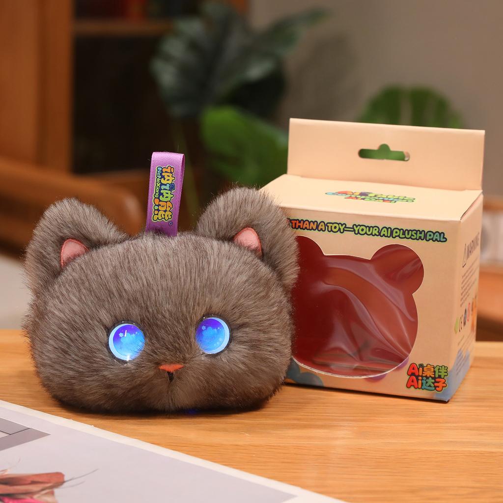 Ai Chatting Early Education  Toy Rabbit Round Smart Ai Desk Companion Gift 66 Internationally  Languages For Friends Classmates