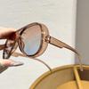 Stylish Oversized Sunglasses for Women, European and American Retro Style, Slimming, UV Protection, Strong Light Protection for Men.
