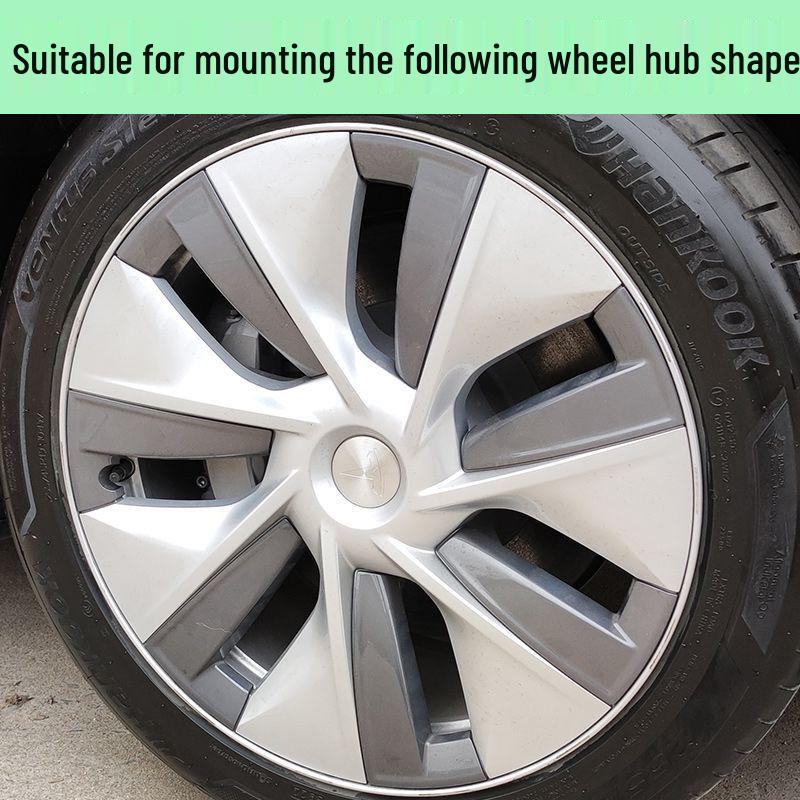 19-Inch Wheel Covers & Tire Caps for Tesla Model Y
