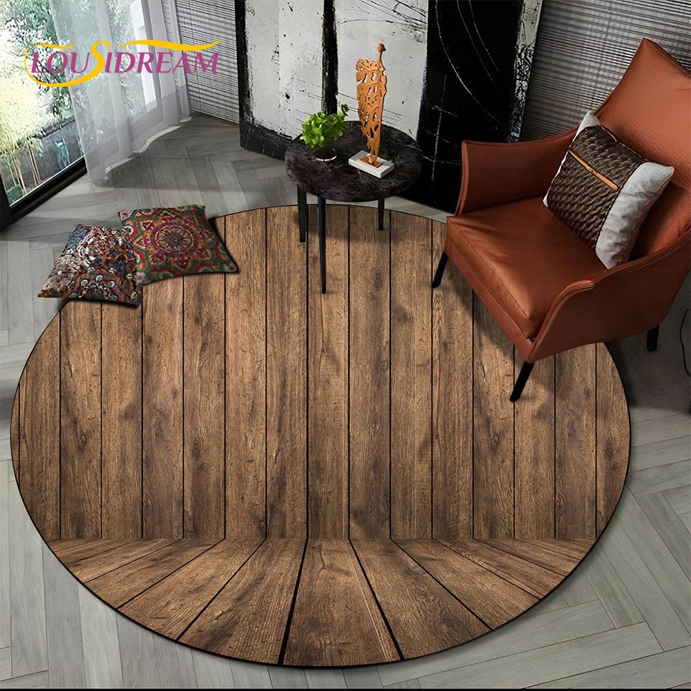 Gamepad Cartoon Game  Gamer Round Carpet Rug for Living Room Bedroom Child Playroom Chair Decor,Pet Area Rug Non-slip Floor Mat