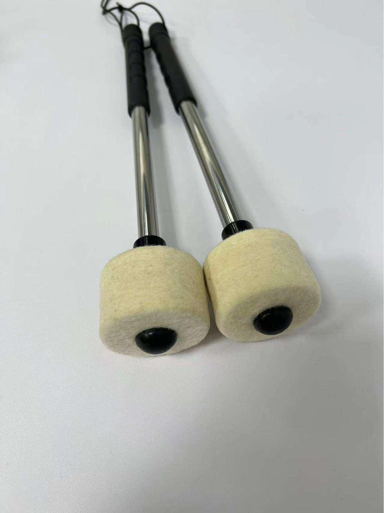 Stainless Steel Drum Mallets with Felt Head for Percussion Instruments