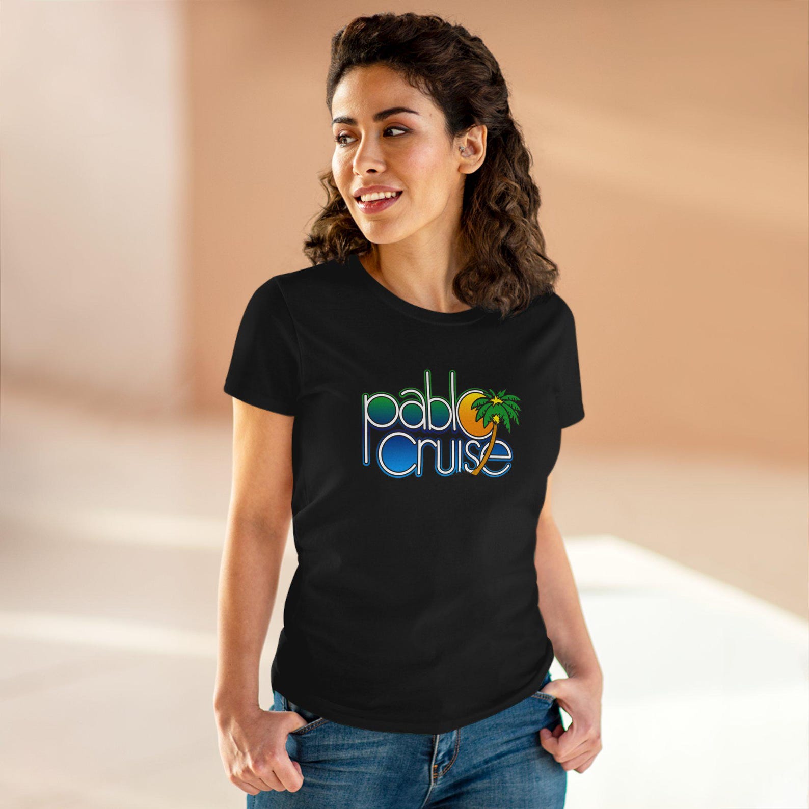 Pablo Cruise Step Brothers Women s Black Navy White Red T-Shirt Size S to 2XL S