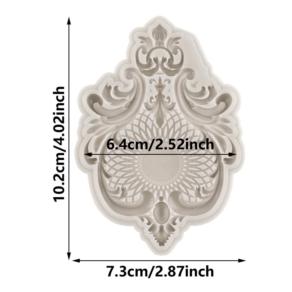 Relief-Fondant-Silikonformen für Kuchendekoration, Cupcake-Topper, Schokolade, Süßigkeiten, Gummipaste, Polymer-Ton-Formen