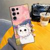 Funda Phone Cover Case for Samsung Galaxy S26 Ultra S23 S24 Note 20 8 9 10 S20 Ultra S10 S9 S21 FE S25 Plus Cartoon Cute Cat