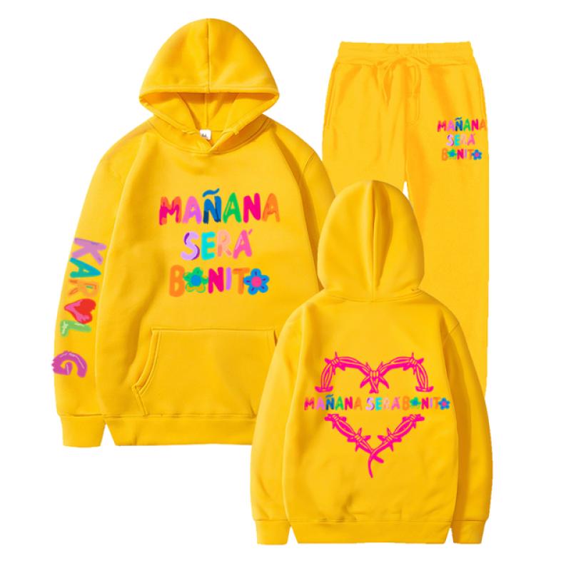 2023 New Karol G Manana Sera Bonito Singer Men/Women Fashionable Tracksuit Costume Men Women Clothing Anime New Hoodie
