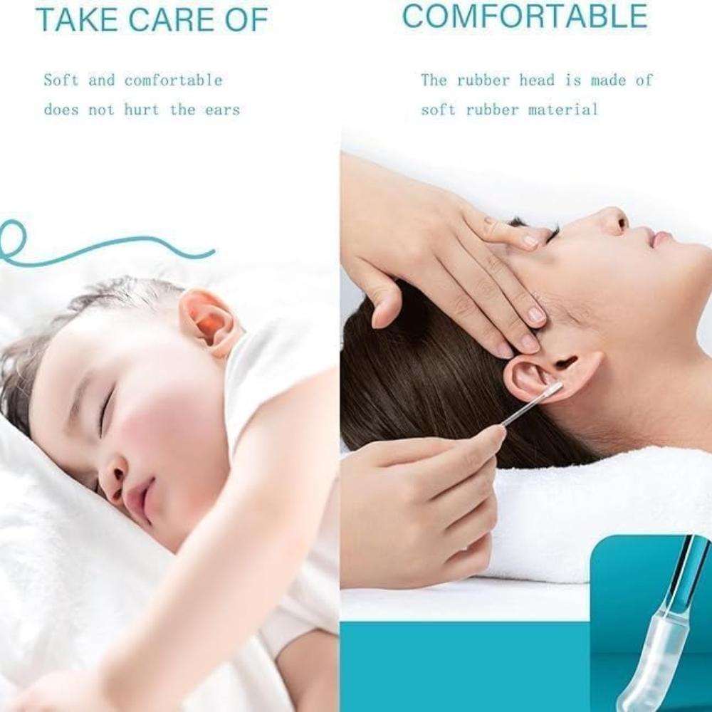 Ear wax Cleaner Stick Ear Swabs Pick Reusable Ear Cleaner Soft Silicone Ear Pick For Ear Wax Removal Tool