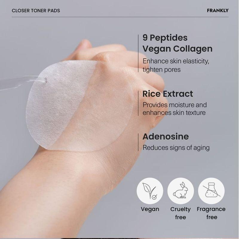 FRANKLY - Closer Pore Tightening Toner Pads