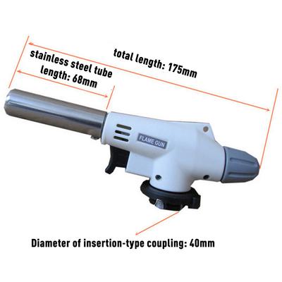 Fully Automatic Electronic Flame Gun Butane Burners Gas Adapter Torch Lighter Outdoor Stove for Hiking Camping