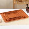 ZISIZ Extra Large Rectangular Plastic Serving Tray (2-Pack)