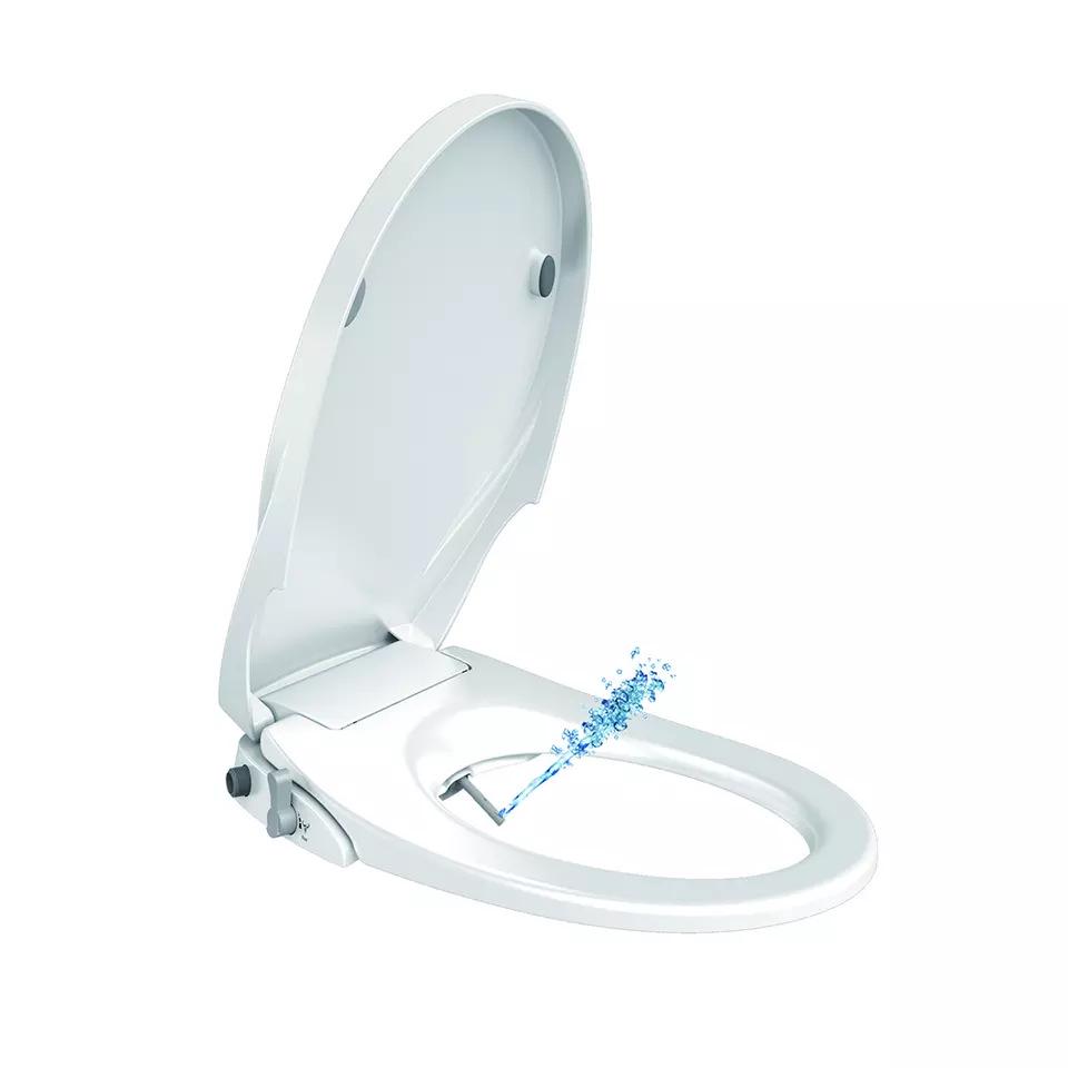 Smart Bidet Toilet Seat Cover with Water Spray Cleanser, No Electricity Needed