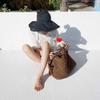 Adjustable Women Sun Hat Wide Brim Sun Protection Hat Outdoor Beach Cap  Summer Season