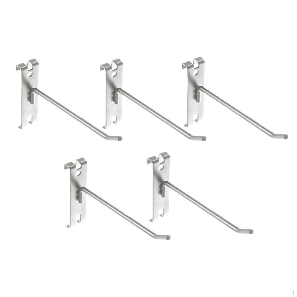 5 Multi-Purpose Wall Hooks, Grid Display Accessories for Kitchen, Backyard, Workshop