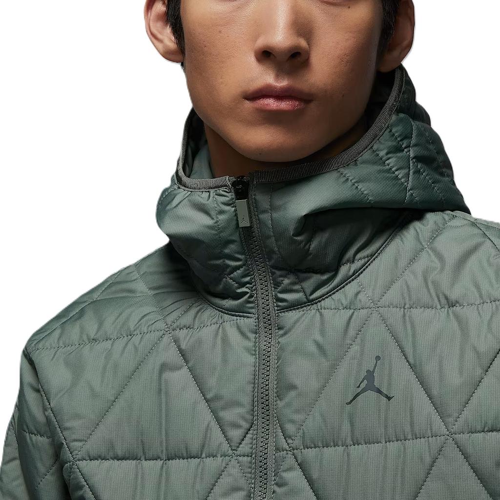 Jordan As M J Tf Sprt Stmt Mdwt Hooded Zipper Solid Color Long Sleeve Cotton Jacket Men jackets FZ3163-351