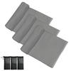 Quick-drying Towel Set 3 9030cm Super Absorbent Swimming Sports Gym Travel Microfiber Flexible Durable Comes Compact Storage Bag (gray3)