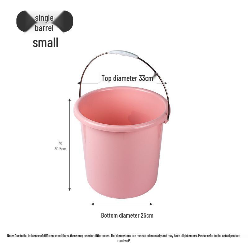 Back-to-School Essentials: Two-Piece Multi-Functional Thickened Washbasin and Handheld Plastic Water Bucket