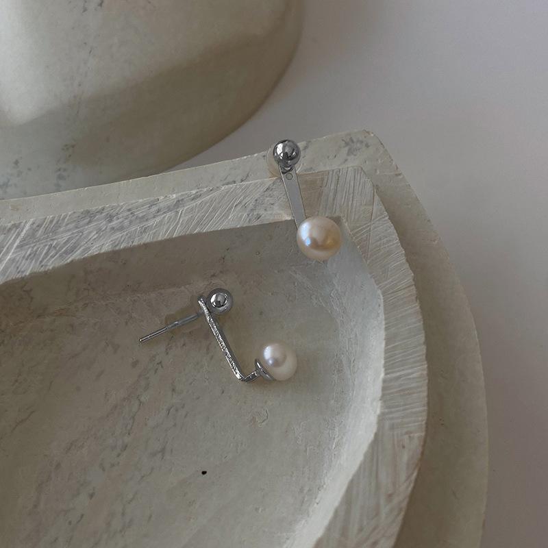 

Серьги с барочным жемчугом, свисающие сзади, женские, серьги в дизайне легкой роскоши, серьги с темпераментом, модные и универсальные