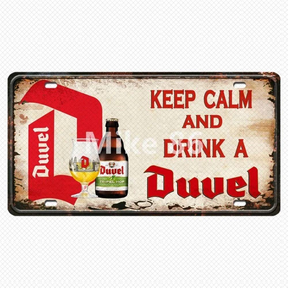 Ölplåtskylt Vintage Väggdekor 15x30cm