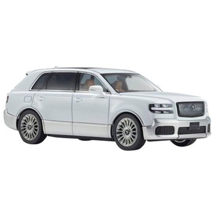 Kyosho Toyota Century 1/43 (Hakku - White Crane) (White/Silver) KS03926WS