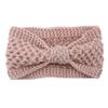 Effen Kleur Gebreide Hoofdbanden Winter Oorwarmers Gedraaid Elastisch Tulband Vrouwen Meisjes Haarbanden Pluche Gebreide Hoofddoek Hoofddeksel